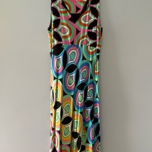 Anthropologie Kenzie dress. Multi/geometric pattern.  New condition